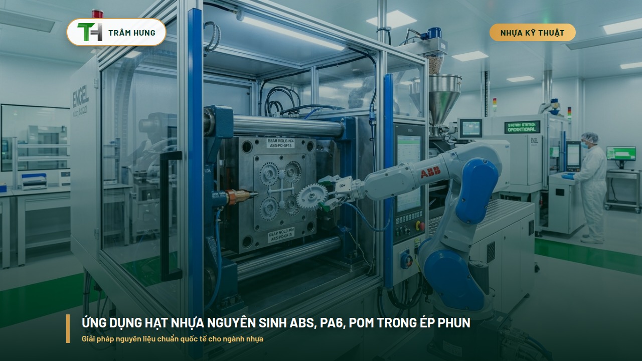 GIỚI THIỆU DÒNG SẢN PHẨM HẠT NHỰA KỸ THUẬT ABS, PA6, POM & TEFLON PTFE NGUYÊN SINH